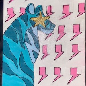 One of a kind canvas painting